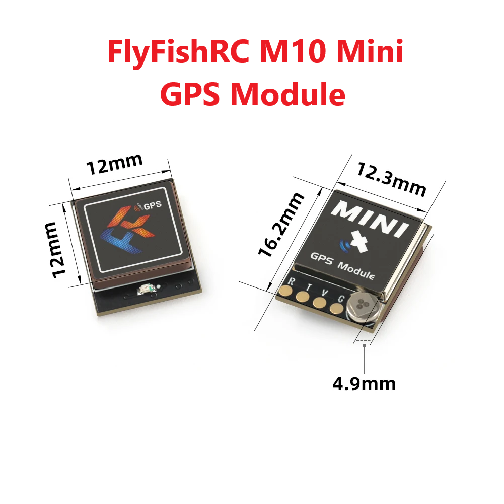 FlyFishRC M10 Mini GPS modülü  - Drone Kit Long Range incelemesi ve fiyatı